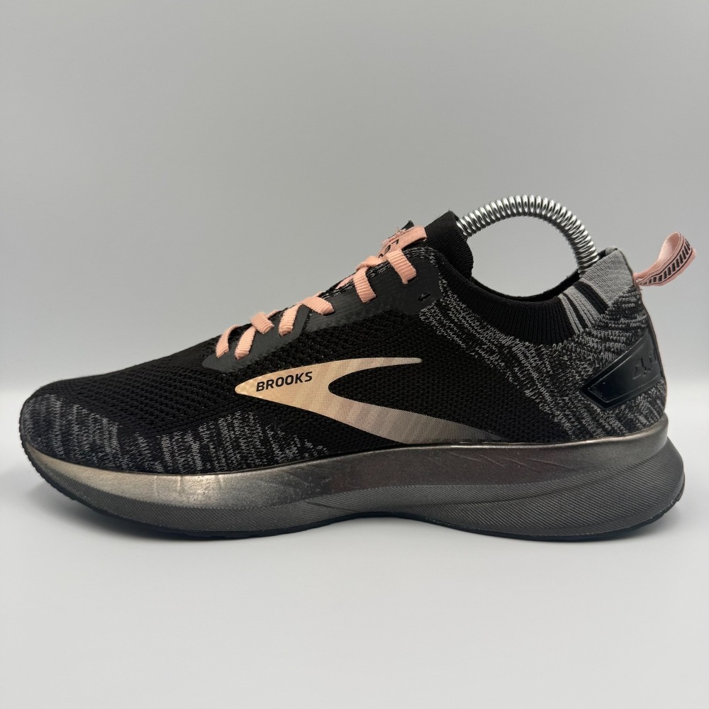 Brooks Levitate 4 Black Running Shoes Pink Sneakers Women's Size 9 B 12032513041 - Picture 2 of 9